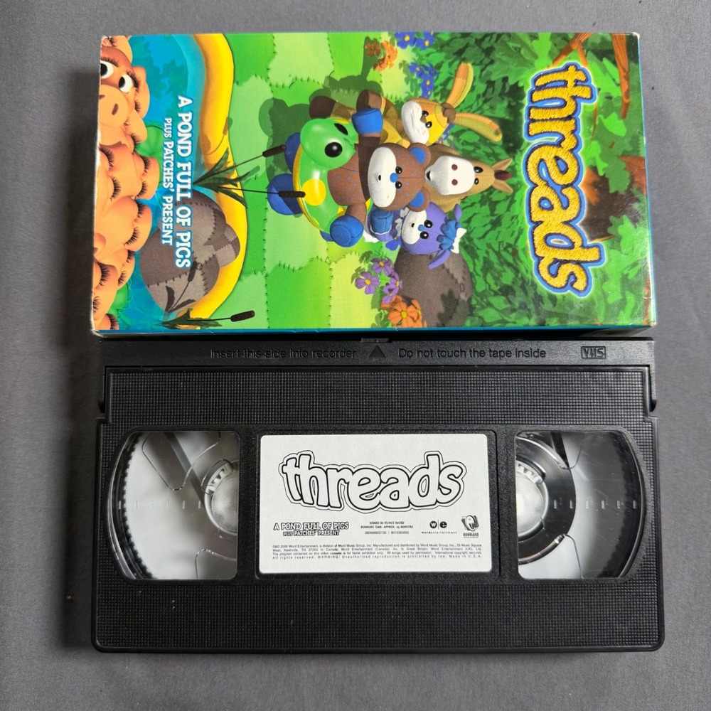 Threads A Pond Full of Pigs Patches Present VHS Everland Entertainment Kids 2000 - Picture 3 of 3